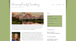 Desktop Screenshot of harmonyfamilycounseling.com